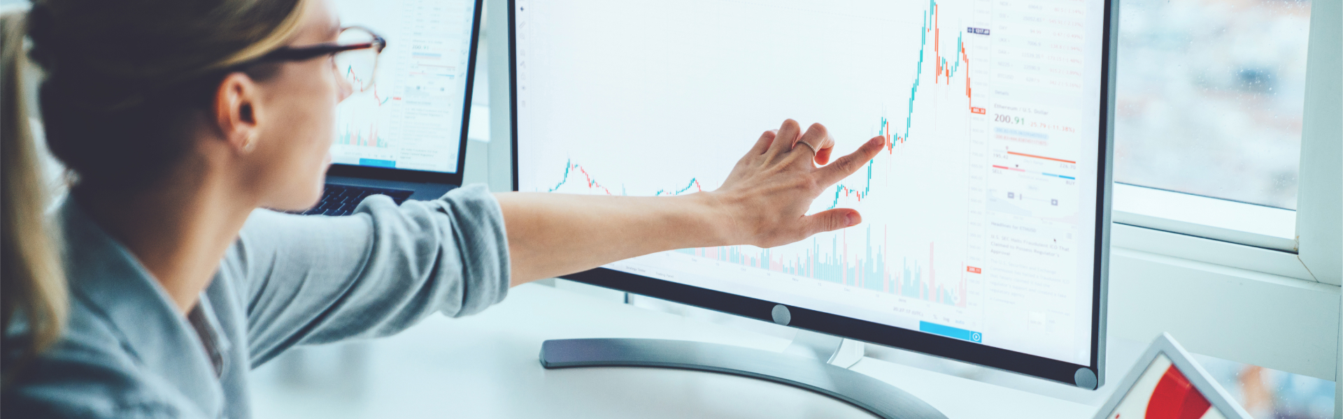 Photograph representing keeping perspective as an investor.	